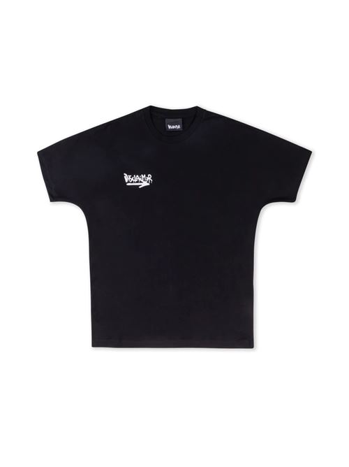 t-shirt DISCLAIMER | 23EDS53403NERO/GIALLO FLUO